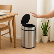 Smart Round Pedal Waste Bin with Soft Close Lid