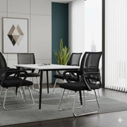 Mesh Back Breathable Office Visitor Chair with Armrests