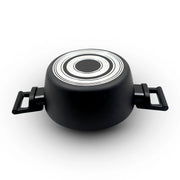 STONEWAVE GRANITE STYLE COOKWARE WITH GLASS LID