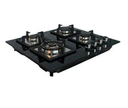 4-BURNER TEMPERED GLASS TOP COOKER HOB