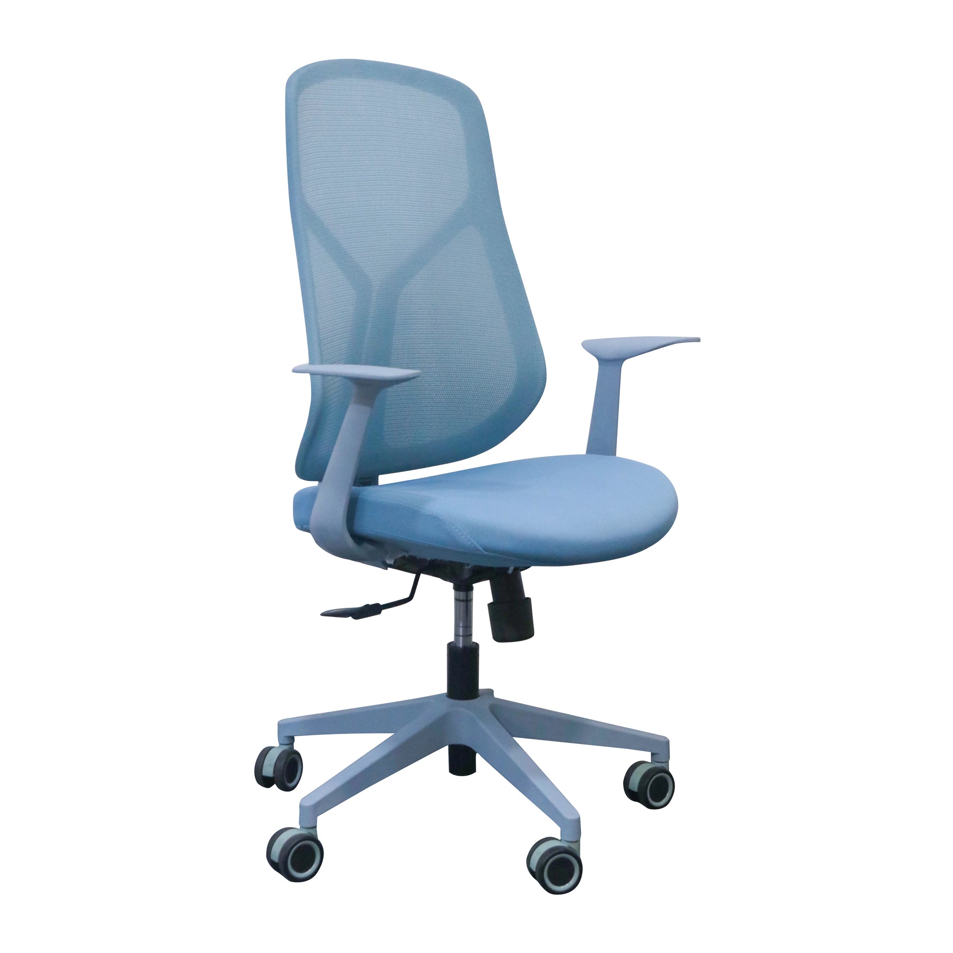 ERGONOMIC FLEX MOTION BACK MESH OFFICE CHAIR - LIGHT BLUE