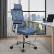 ERGONOMIC EXECUTIVE CHAIR WITH ADJUSTABLE HEADREST AND LUMBAR SUPPORT