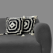 TASSEL TREK ETHNIC SOFA PILLOW COVER