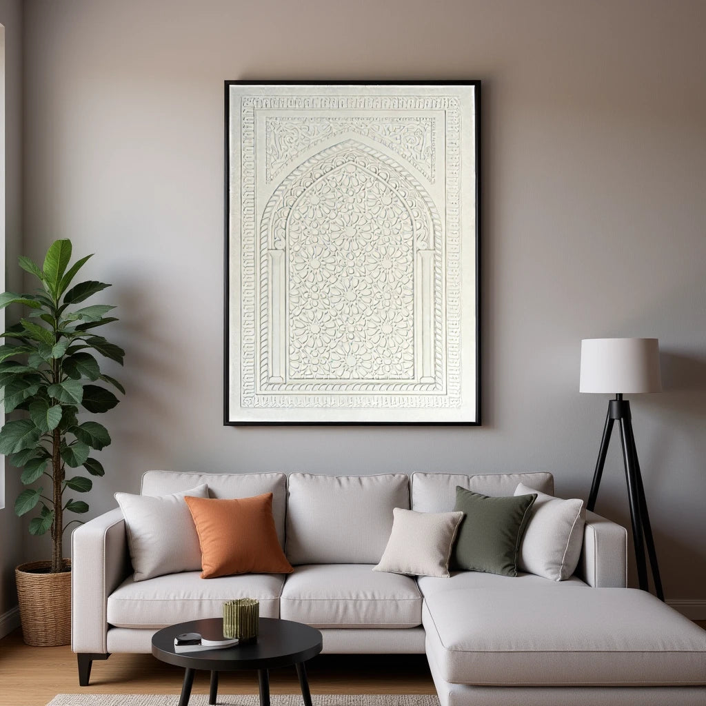 Decorative Embossed Wall Frame – Arabic Style Wall Frame