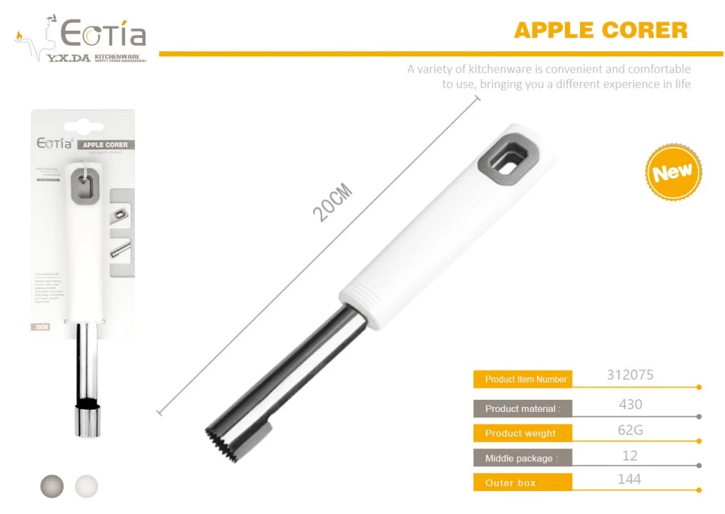 DURABLE APPLE CORER – PERFECT FOR REMOVING APPLE CORES EASILY
