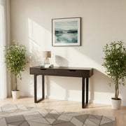Marri Linda Dark Walnut Console Table With Drawer
