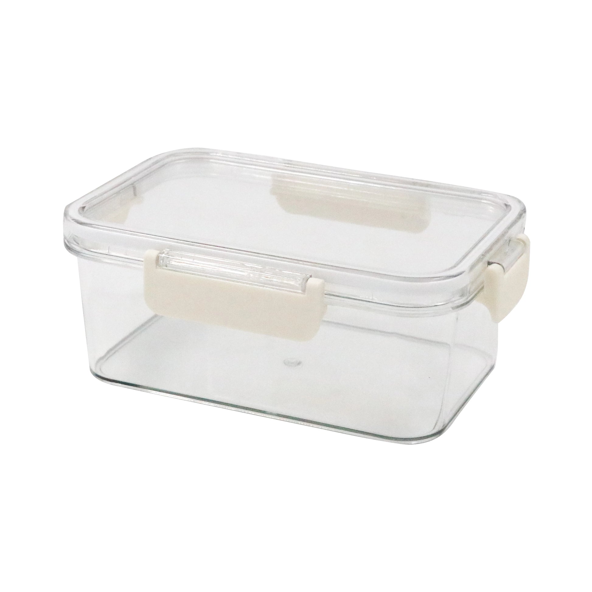 AIRTIGHT PLASTIC FOOD STORAGE BOX-WHITE