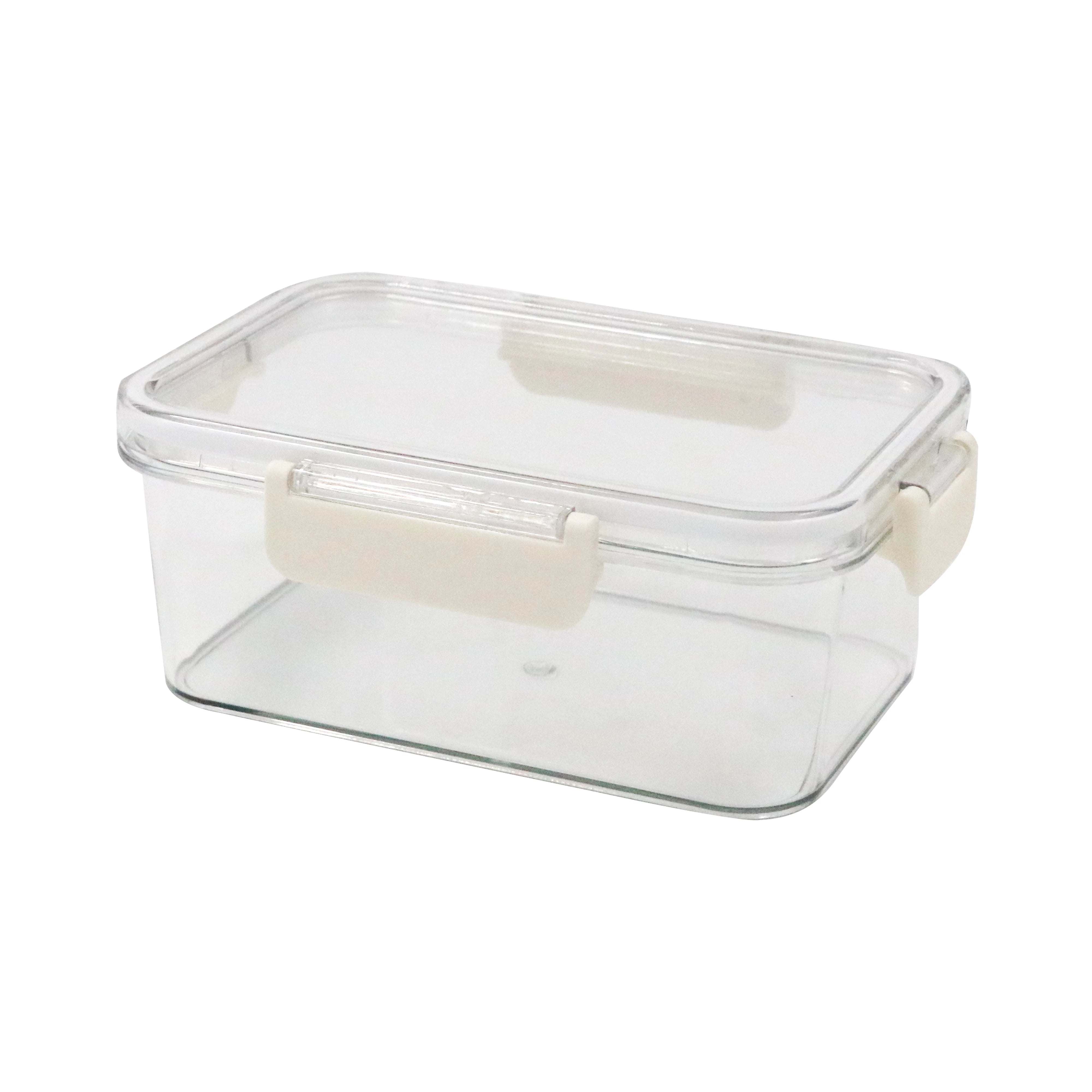 AIRTIGHT PLASTIC FOOD STORAGE BOX-WHITE