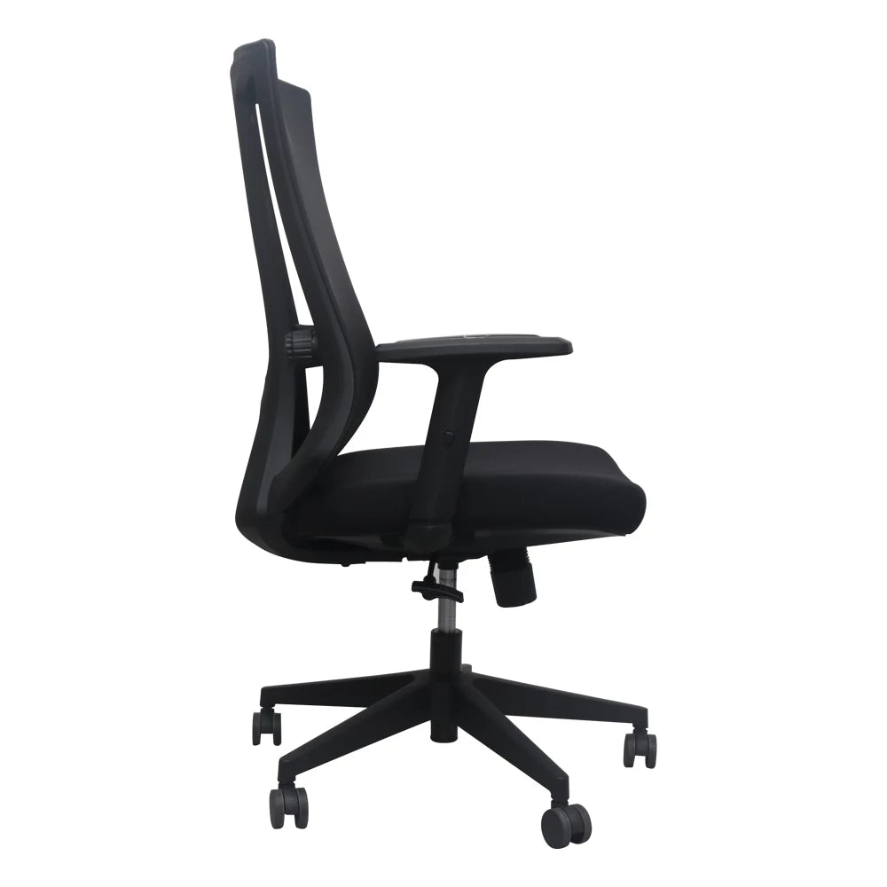 BLACK VULCANO ERGONOMIC OFFICE CHAIR
