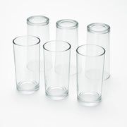 Premium Transparent Drinking Glass Set – 6 Pieces Drinkware Collection