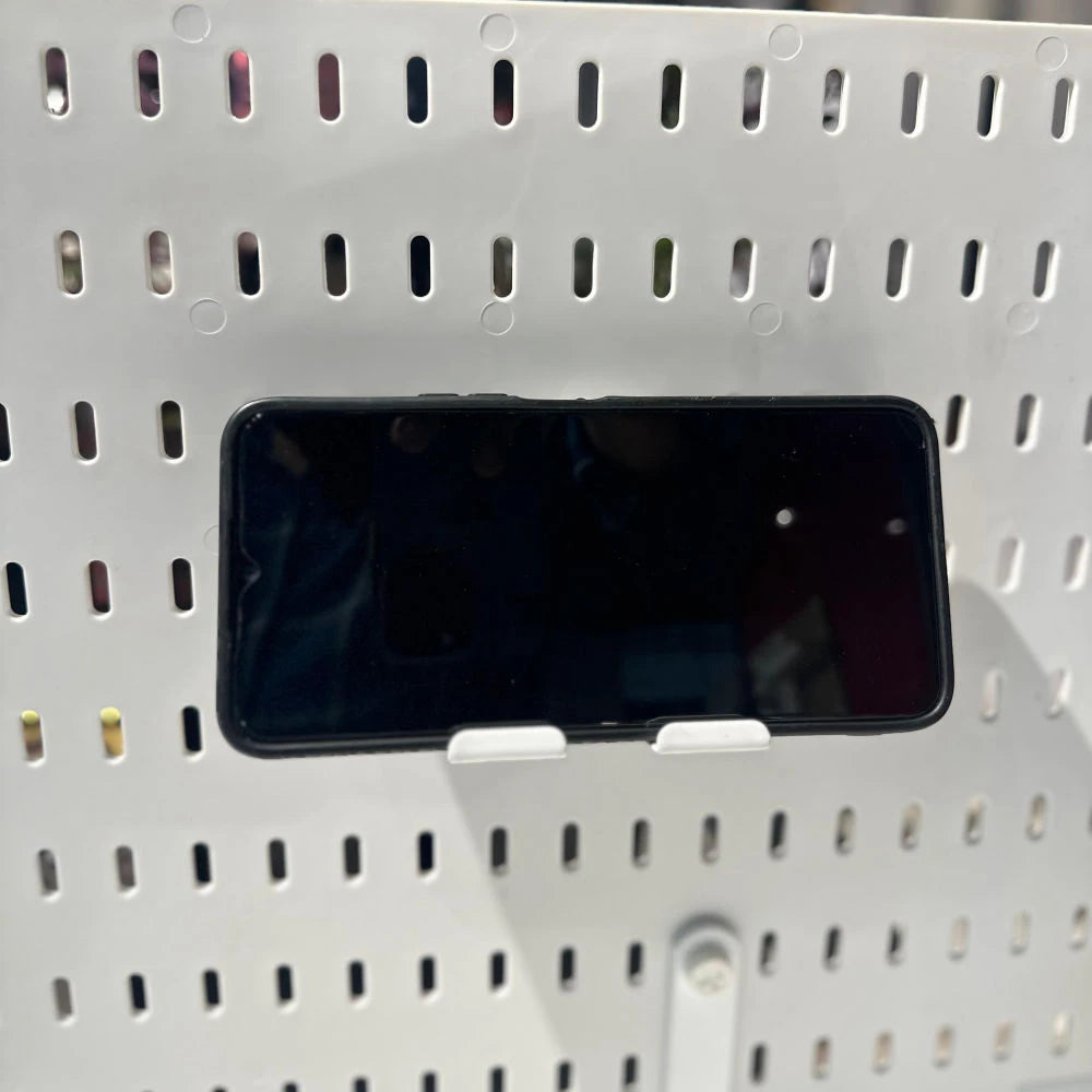 Mobile Phone Holder for Pegboard
