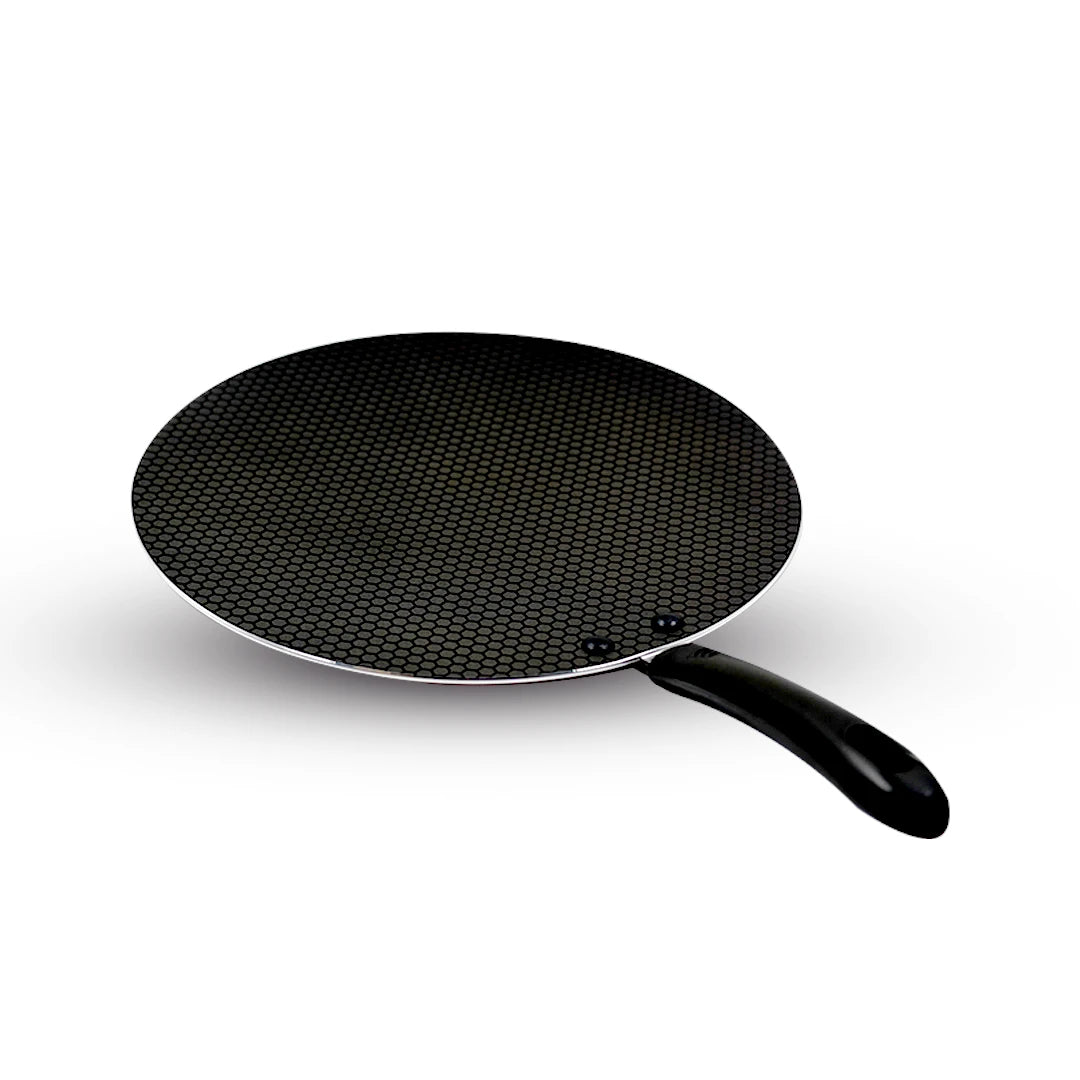 SENSTAN RED FLAME NON-STICK ALUMINUM TAWA PAN-28cm