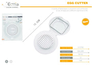 STAINLESS STEEL EGG CUTTER – PERFECT FOR SLICING HARD-BOILED EGGS