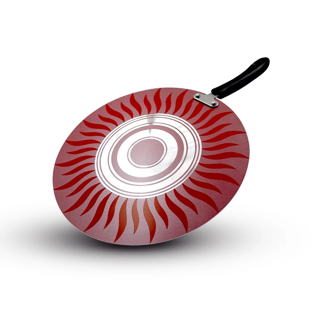 SENSTAN RED FLAME NON-STICK ALUMINUM TAWA PAN