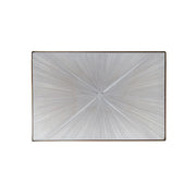 Silver Radiance Decorative Wall Frame – Modern Living Room Art
