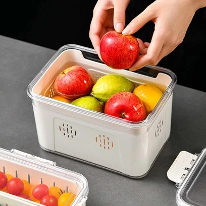 AIRTIGHT FOOD STORAGE CONTAINER DRAINER