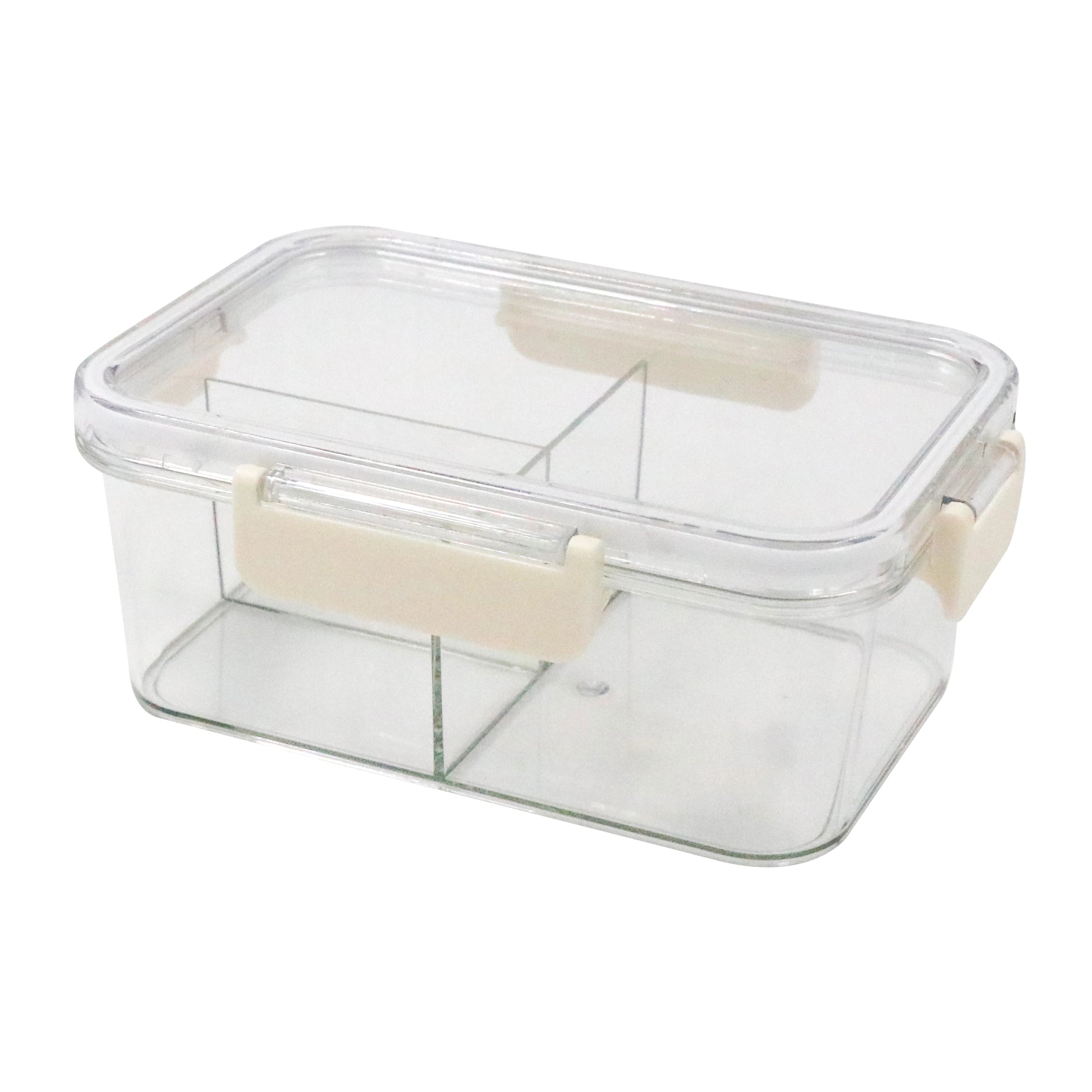 PLASTIC AIRTIGHT DIVIDED FOOD STORAGE BOX