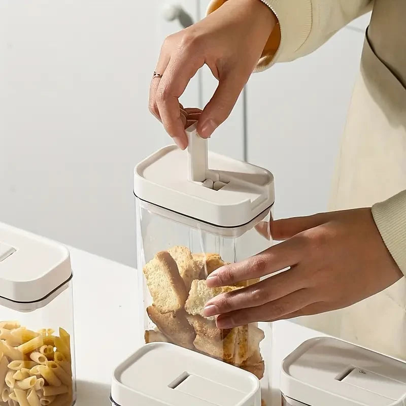 1800ml SQUARE AIRTIGHT CANISTER ORGANIZERS AND STORAGE