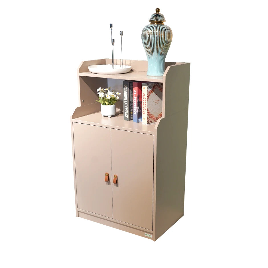 Mattoni 2 Door Storage Cabinet – Modern Two Door Storage Unit with Shelf