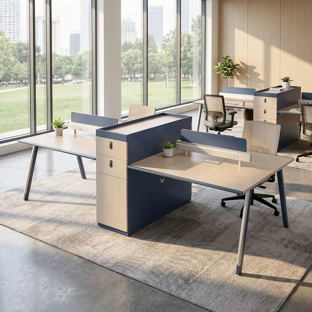 Office Workstation with Central Storage