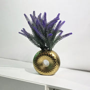 LUXURY CHARM ROUND GOLD VASE