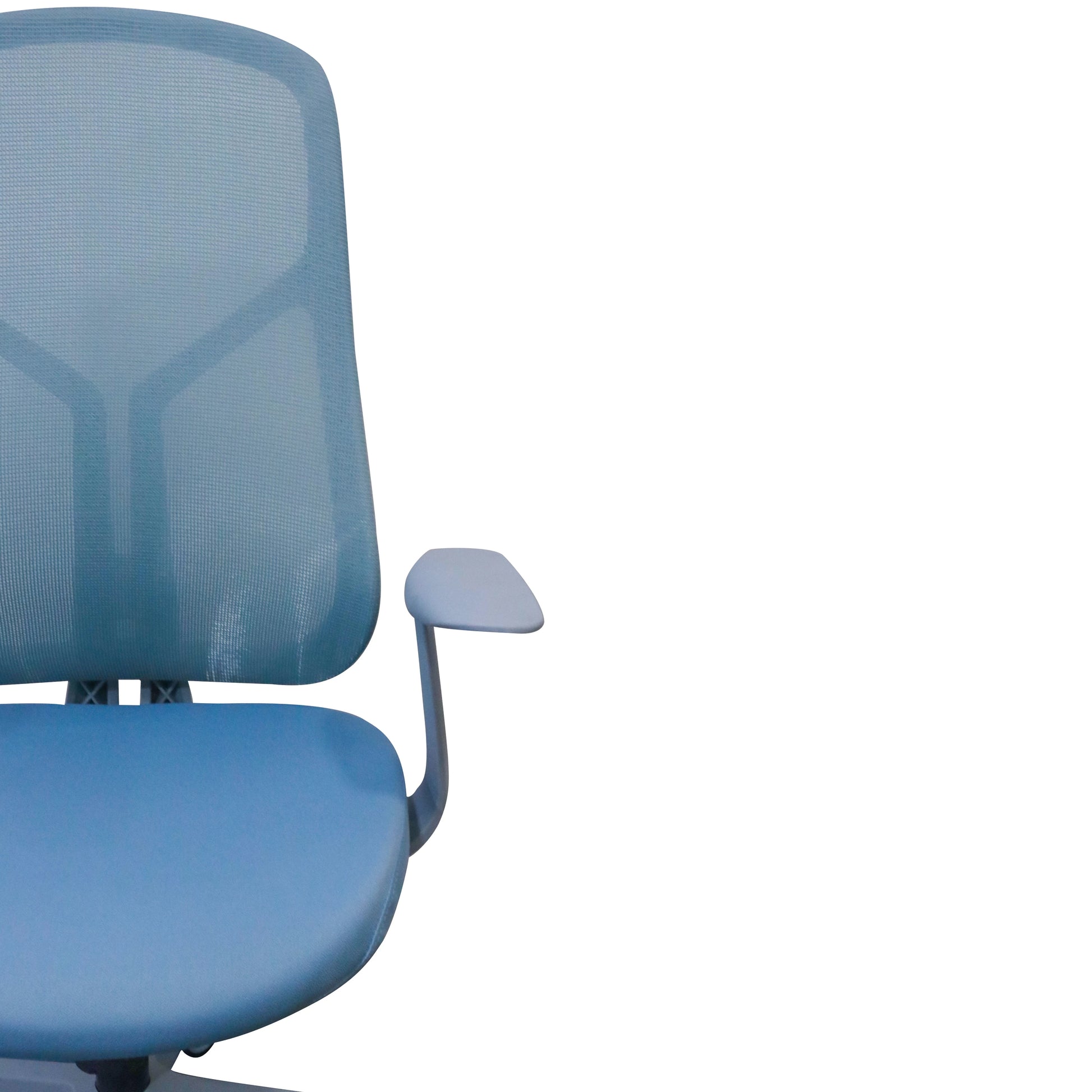 ERGONOMIC FLEX MOTION BACK MESH OFFICE CHAIR - LIGHT BLUE