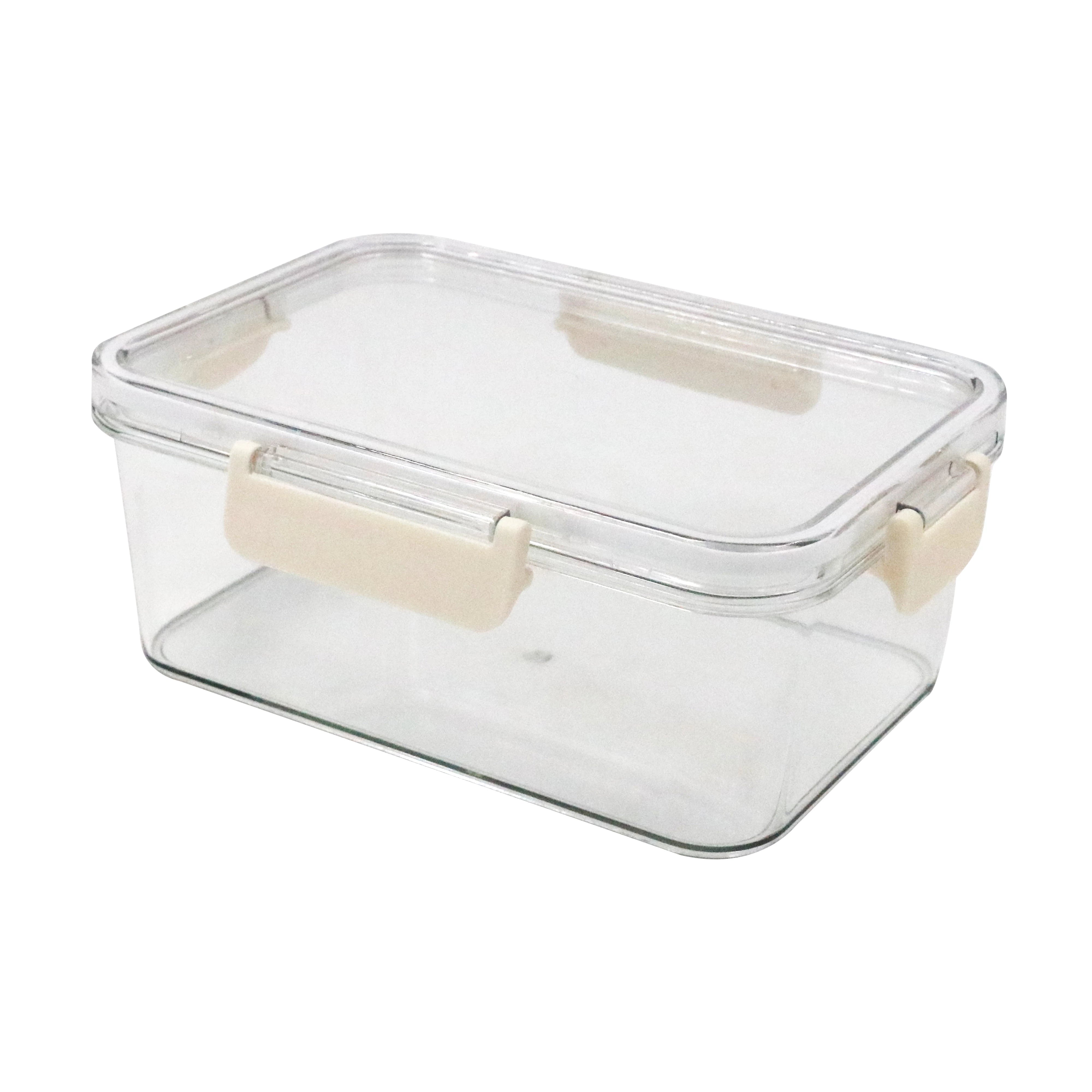 AIRTIGHT PLASTIC FOOD STORAGE BOX-WHITE