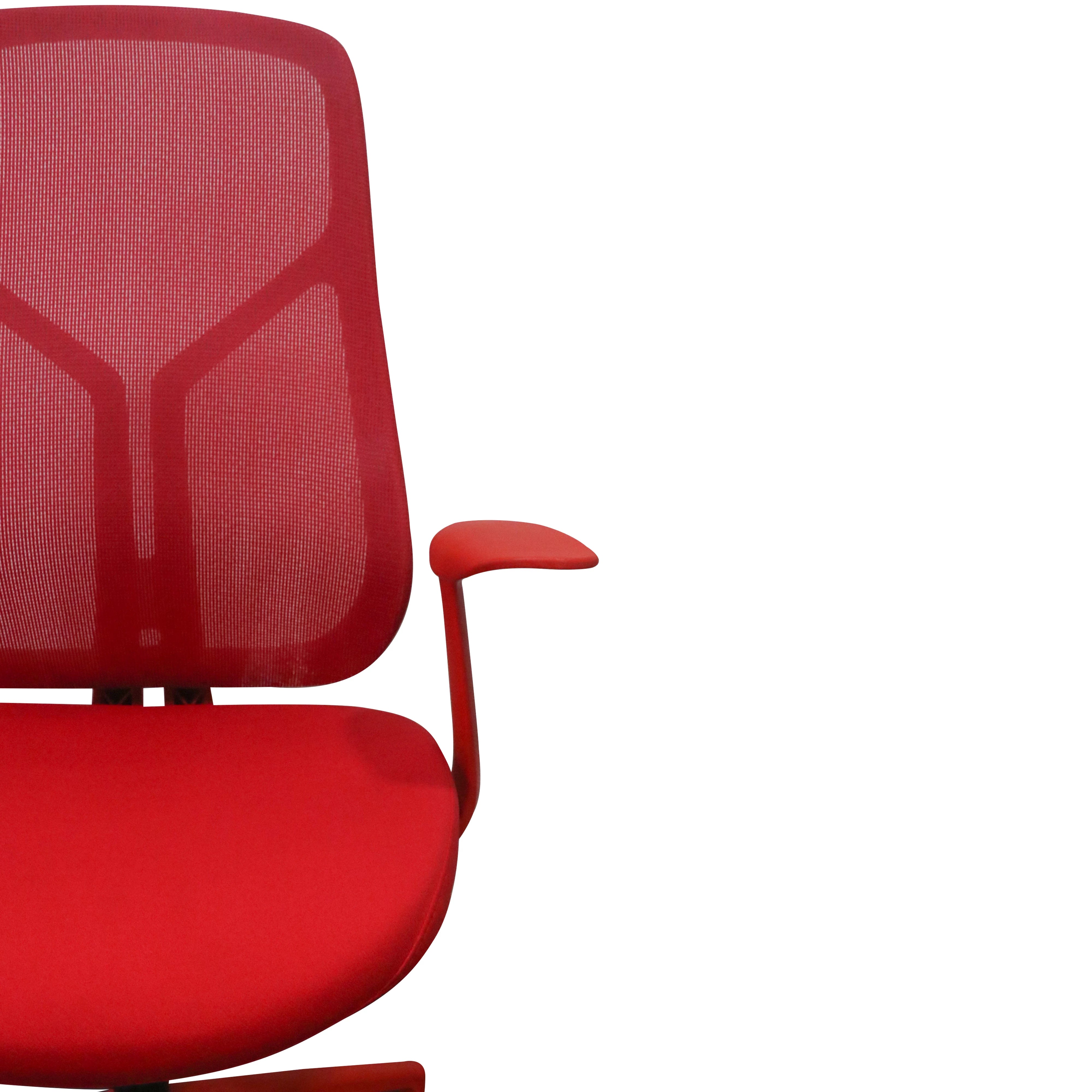 ERGONOMIC FLEX MOTION BACK MESH OFFICE CHAIR - RED