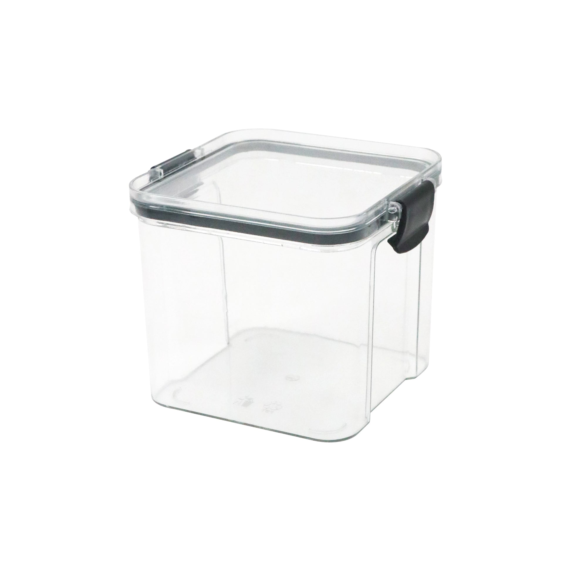 AIRTIGHT SQUARE CLEAR STORAGE CANISTER