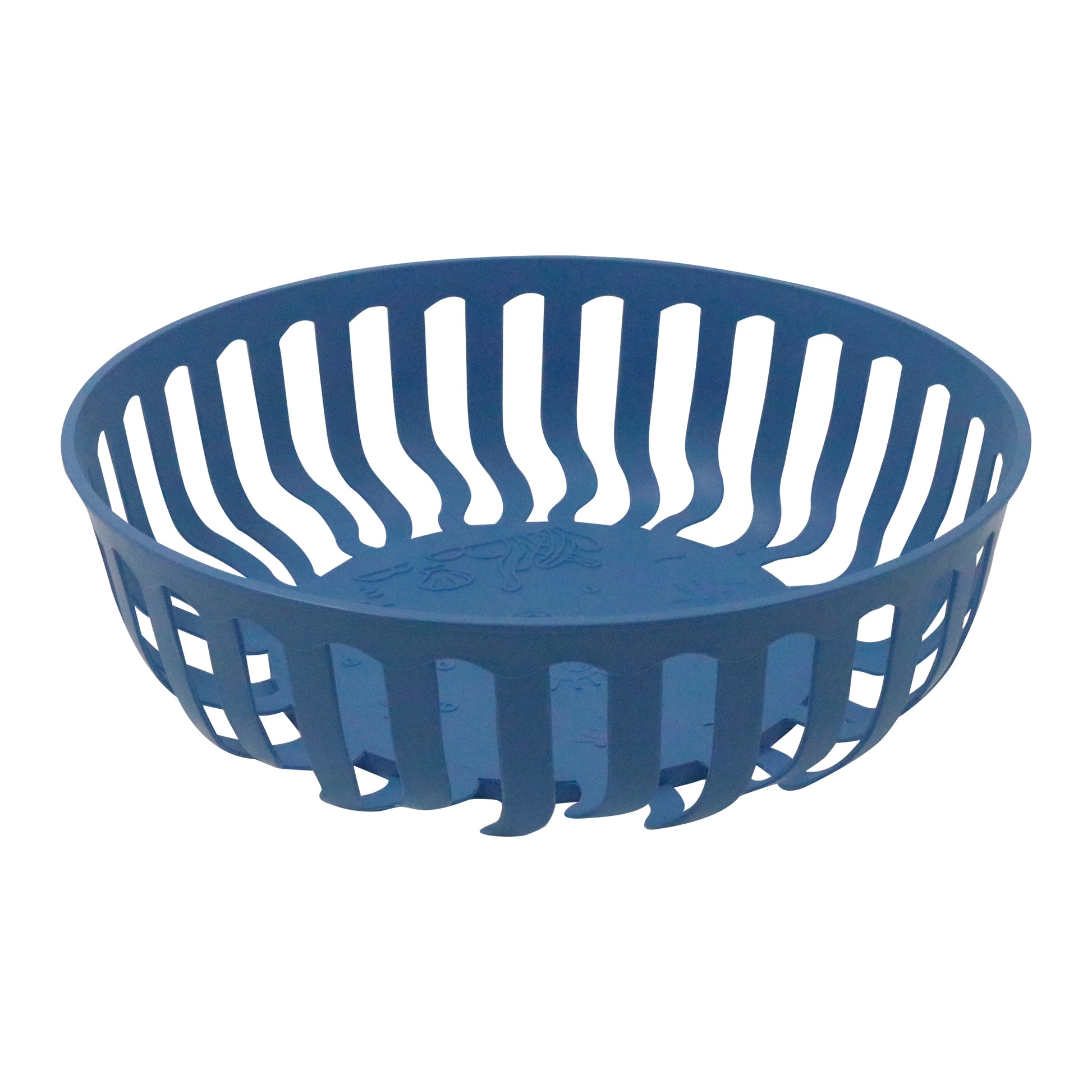 BREATHABLE PLASTIC ROUND FRUIT STORAGE BASKET