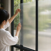 Reeded Glass Privacy Sticker – Fluted Window