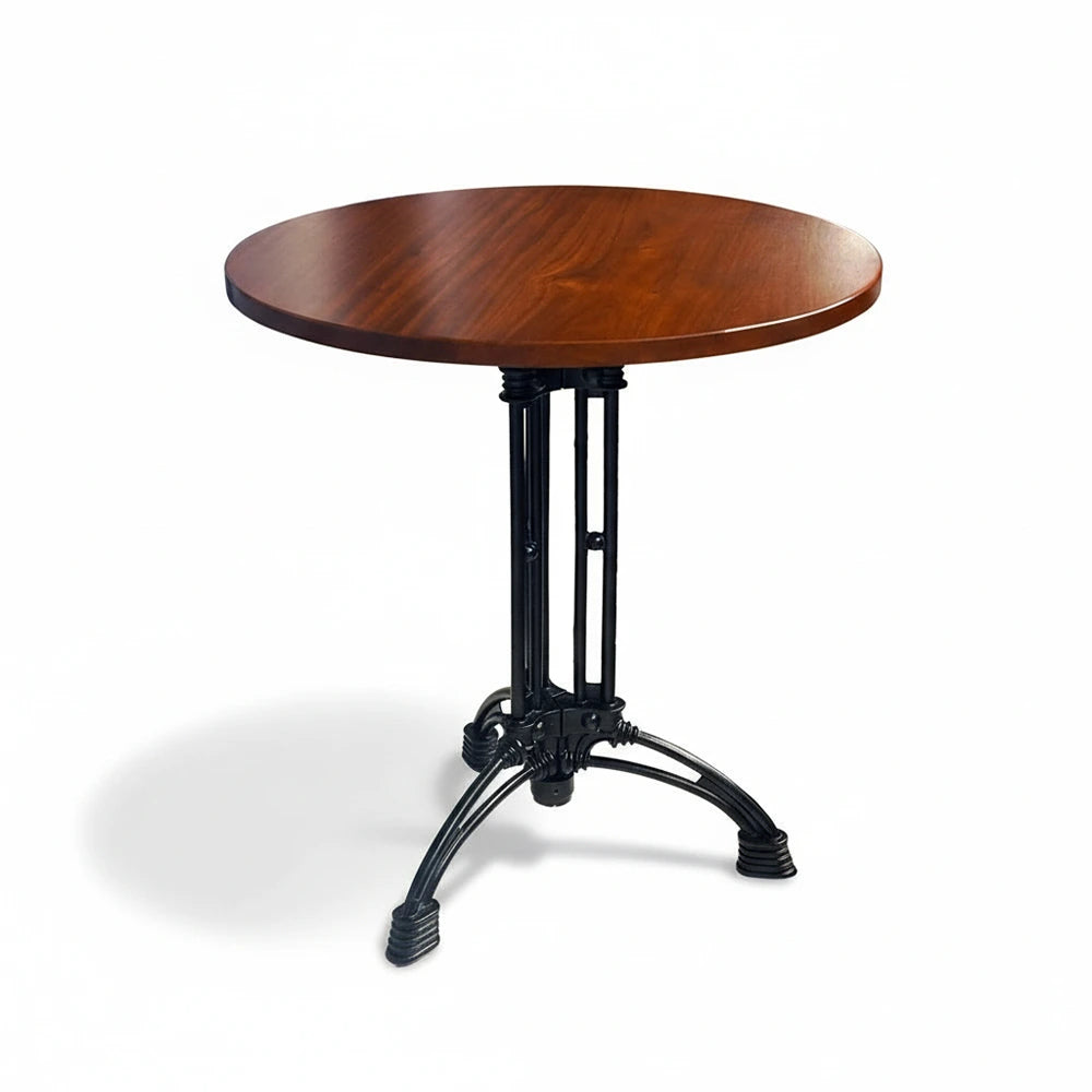 Round Wooden Table Top – Mahogany