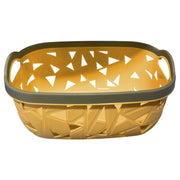 MODERN PLASTIC HANDLED STORAGE BASKET, STYLISH & VERSATILE STORAGE SOLUTION