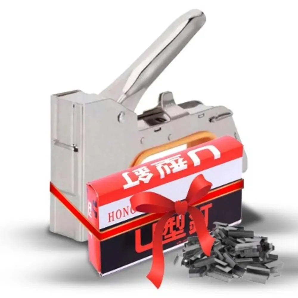 Heavy Duty Stapler For DIY With Galvanized Stapler Pin