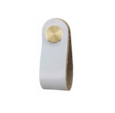 MODERN LEATHER STRAP PULL KNOB FOR CABINETS