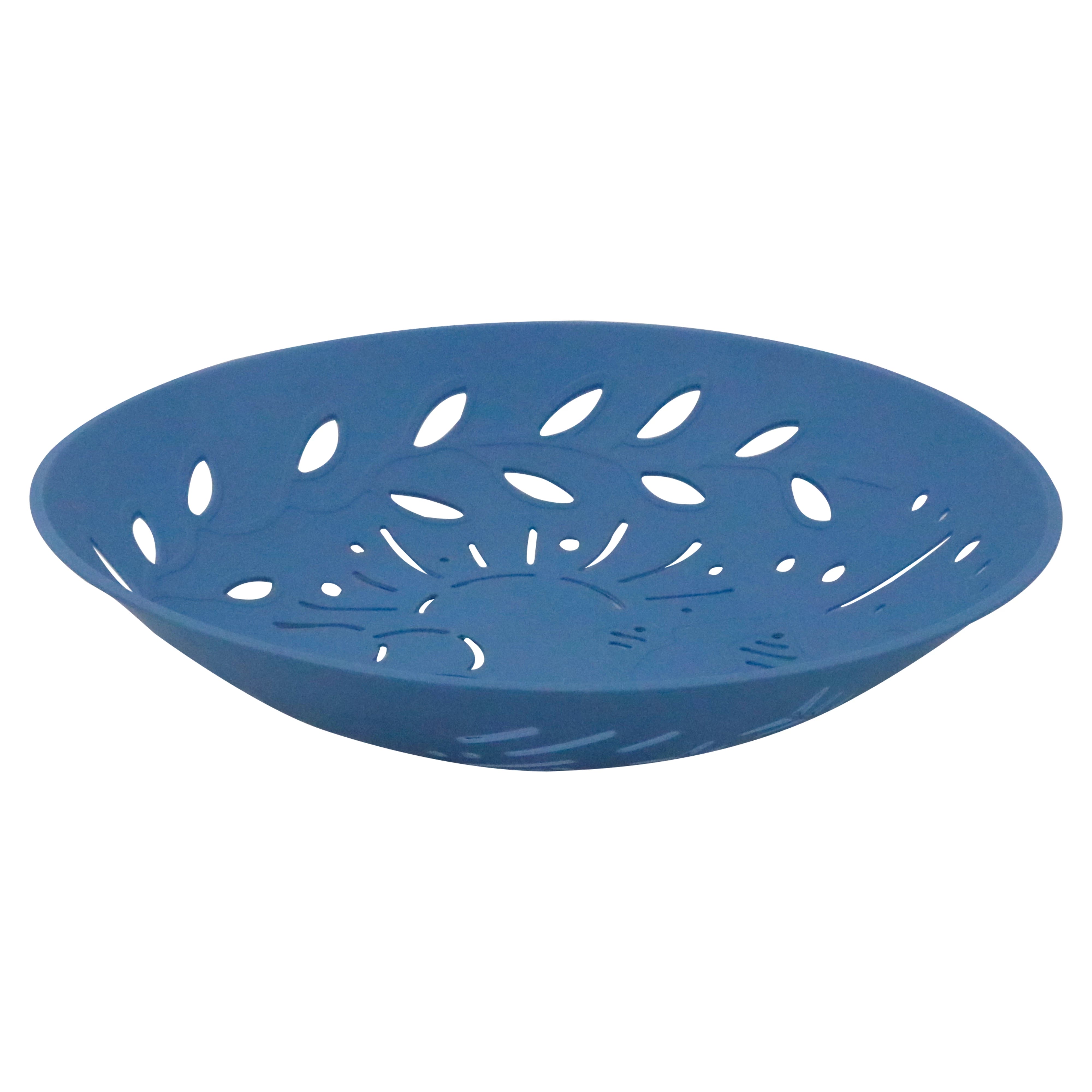MODERN ROUND FRUIT STORAGE TRAY-BLUE