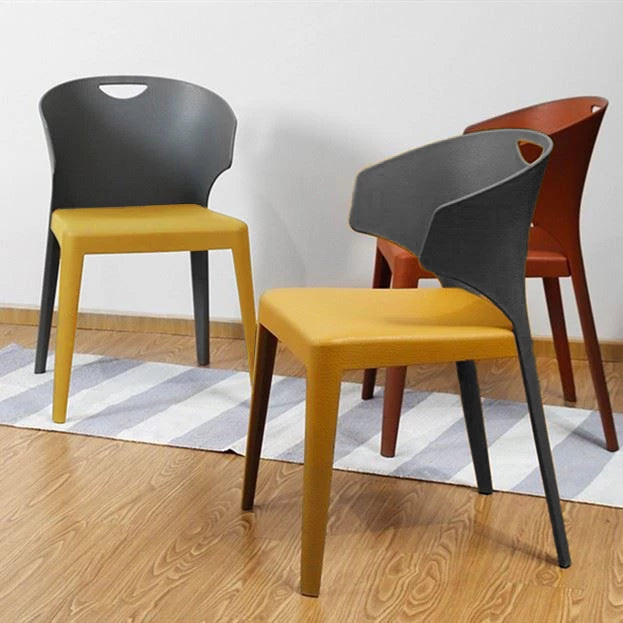 DUAL-TONE DELIGHT PLASTIC RESTAURANT CHAIR