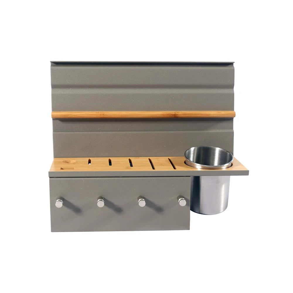 STEEL & BAMBOO KITCHEN STATION