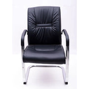 BLACK CHROME PLATED VISITOR CHAIR