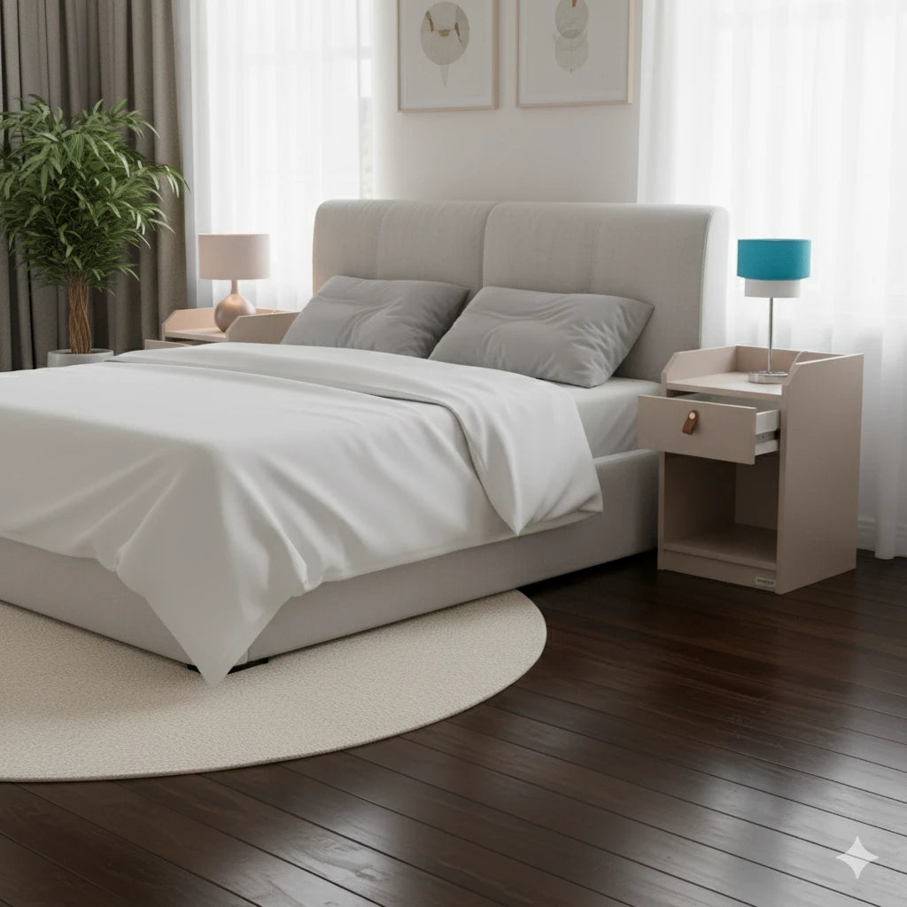 Mattoni Bedside Table – Single Drawer Bedside Table