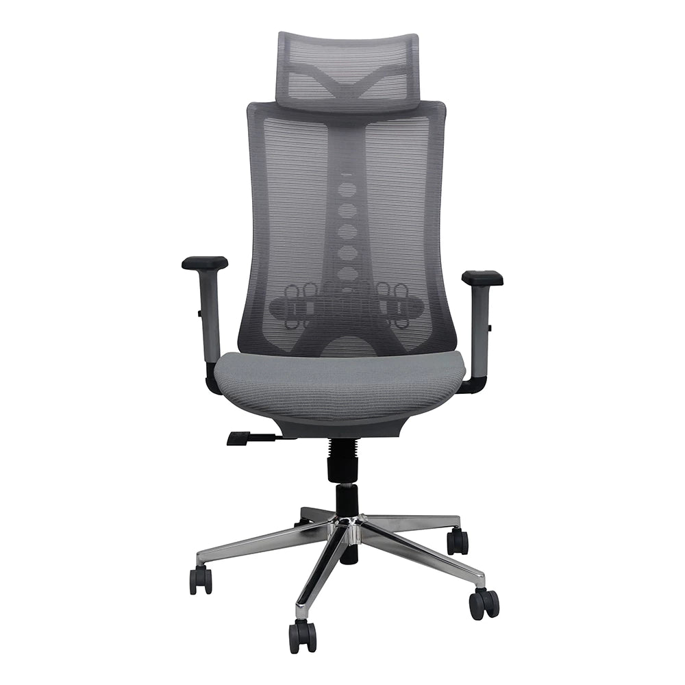 GREY VULCANO HIGHBACK ERGONOMIC OFFICE CHAIR