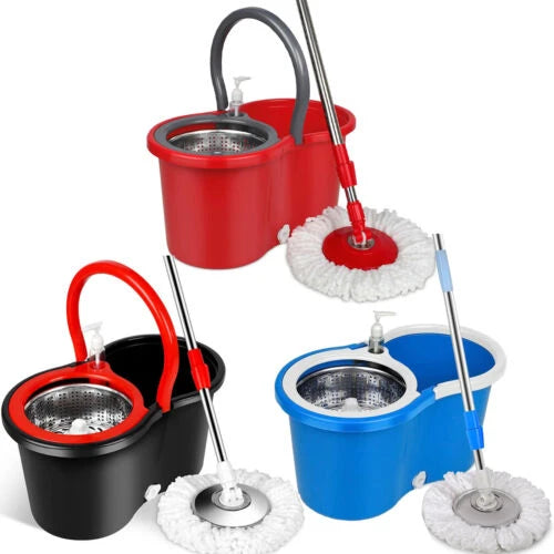 PREMIUM 360° EASY SPIN TURBO MOP WITH DUAL-BUCKET SYSTEM