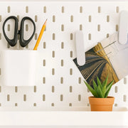 White Pegboard Combination 03