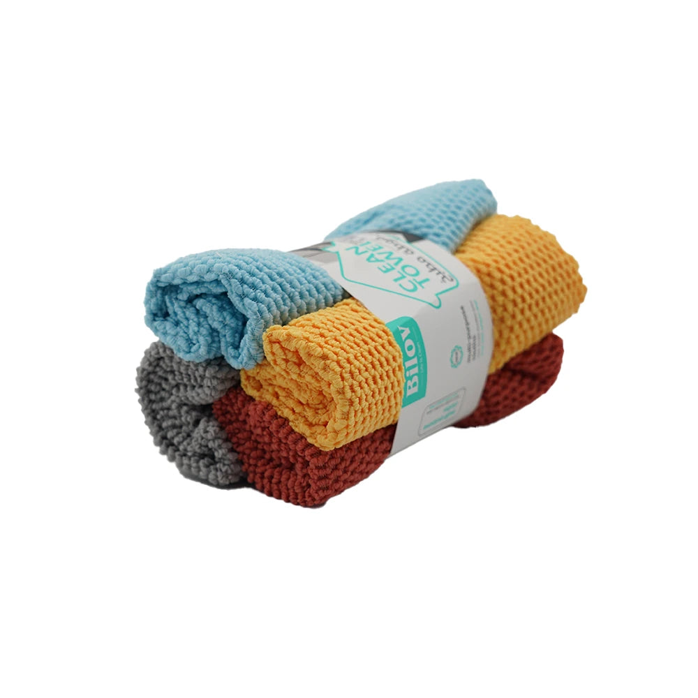 Soft & Durable Cotton Hand Towel Set – 4pcs