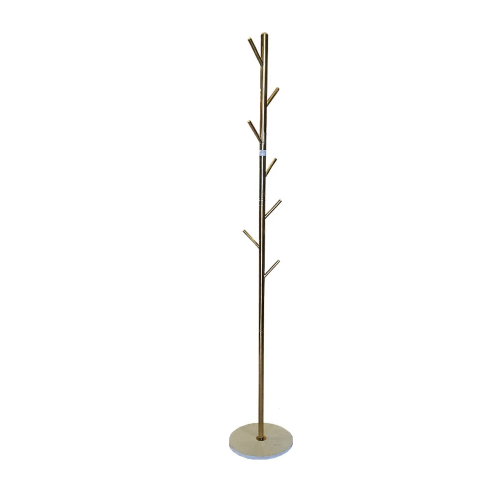 GOLDEN METAL STANDING CLOTHES STAND