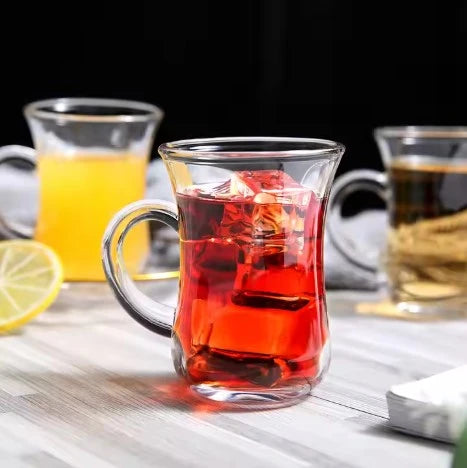 CRYSTAL CLEAR DOUBLE-WALL MUG / CLEAR DOUBLE-WALL COFFEE CUP