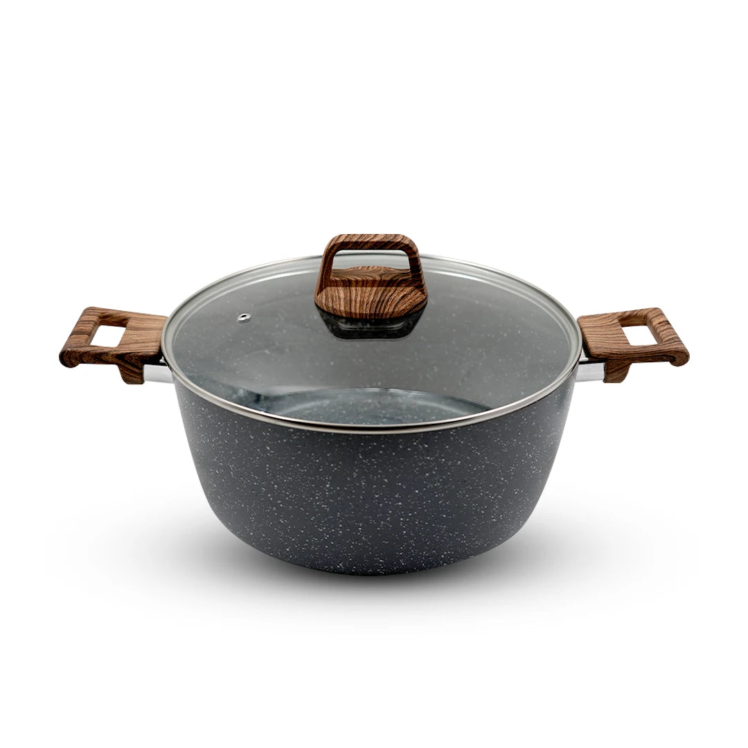 STONEWAVE PREMIUM NON-STICK POT & PAN 7PCS SET