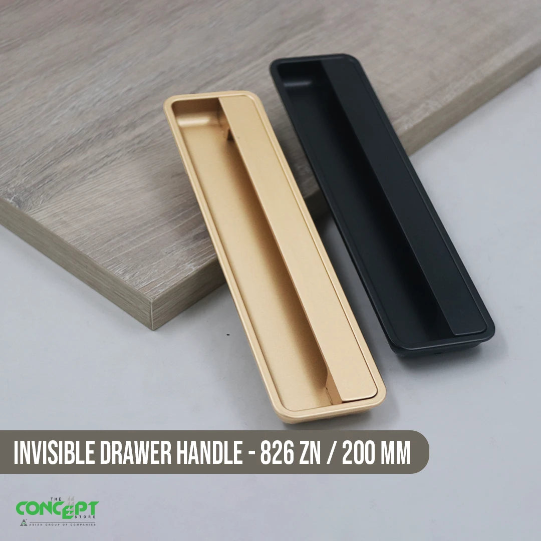 SLEEK GRIP INVISIBLE DRAWER HANDLE - 826 ZN