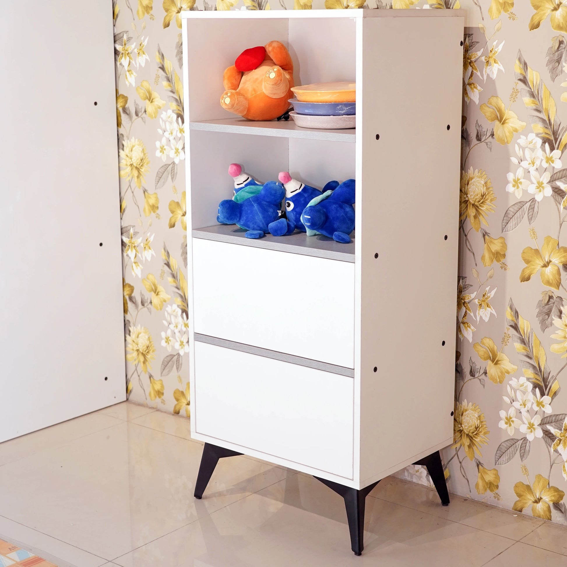 Liora Kids Storage Shelf with Drawers