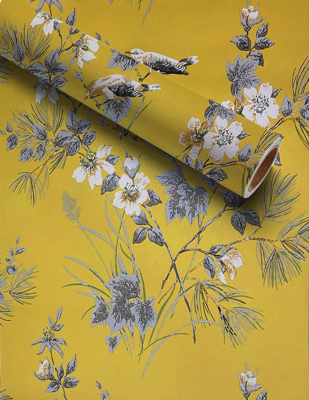 GOLDEN BLOSSOM RADIRENCE WALLPAPER